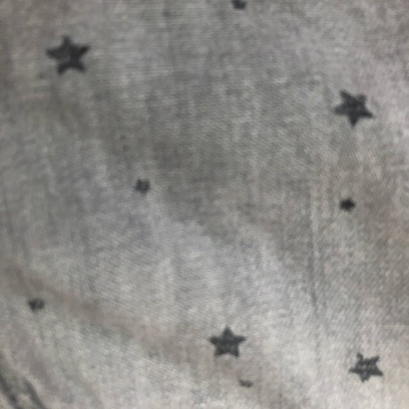NWT Baby Gap gray denim dress w stars 12-18m - Picture 4 of 4